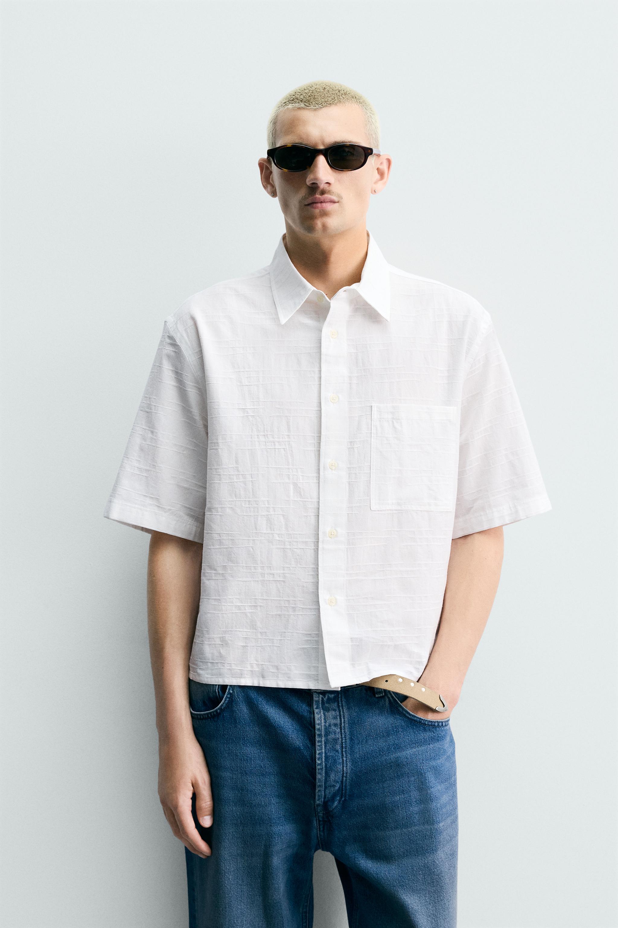 RELAXED FIT TEXTURED SHIRT